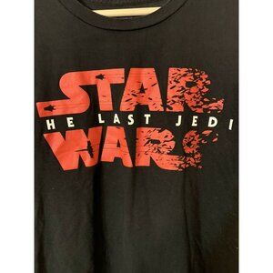 Rare Star Wars The Last Jedi Shirt Size XL Mad‎ Engine Pop Jedi Black